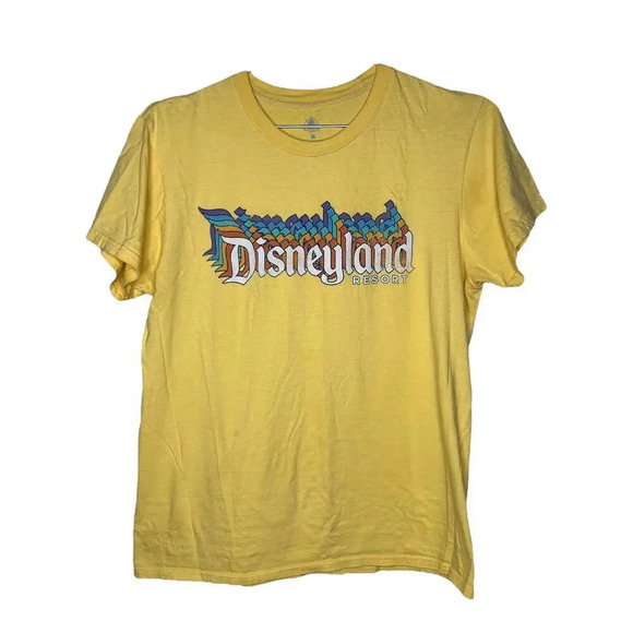 Disneyland Yellow Retro T-shirt Medium - Picture 1 of 3